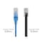 Monoprice SlimRun Cat6A Ethernet Patch Cable - Snagless RJ45_ UTP_ Pure Bare Cop 29475 - alternate 4
